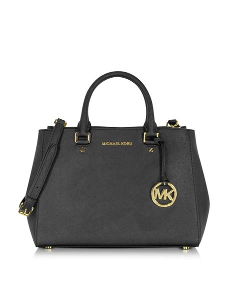 Michael Kors Sutton Leather Medium Satchel 